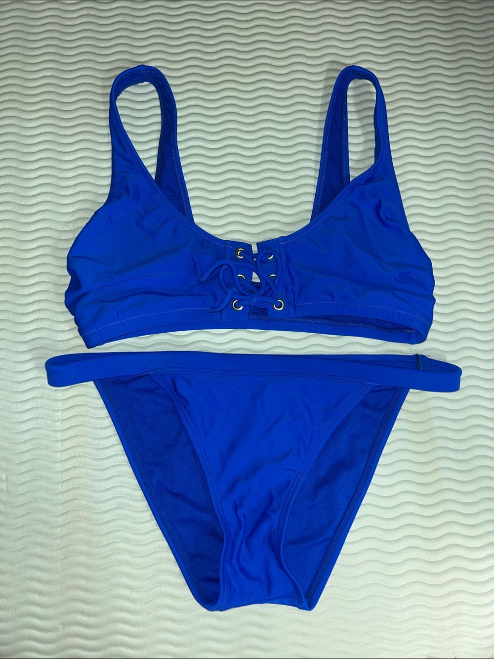 Express Bright Blue Swimwear Set